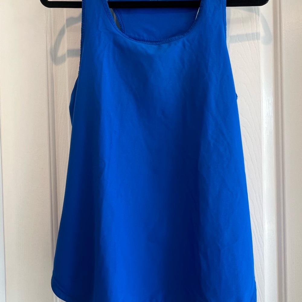 19. Calvin Klein Performance Blue Tank Top